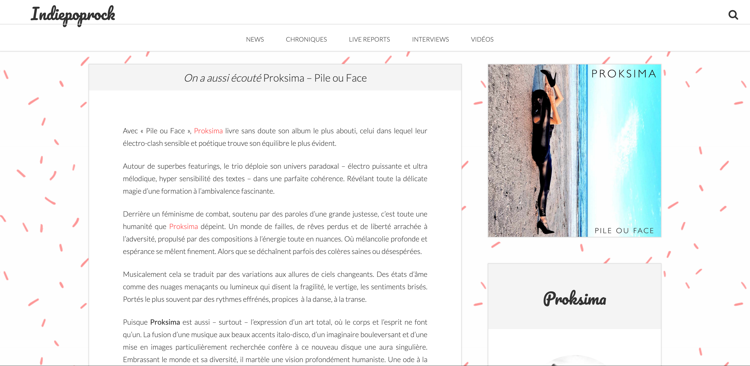 proksima Indiepoprock