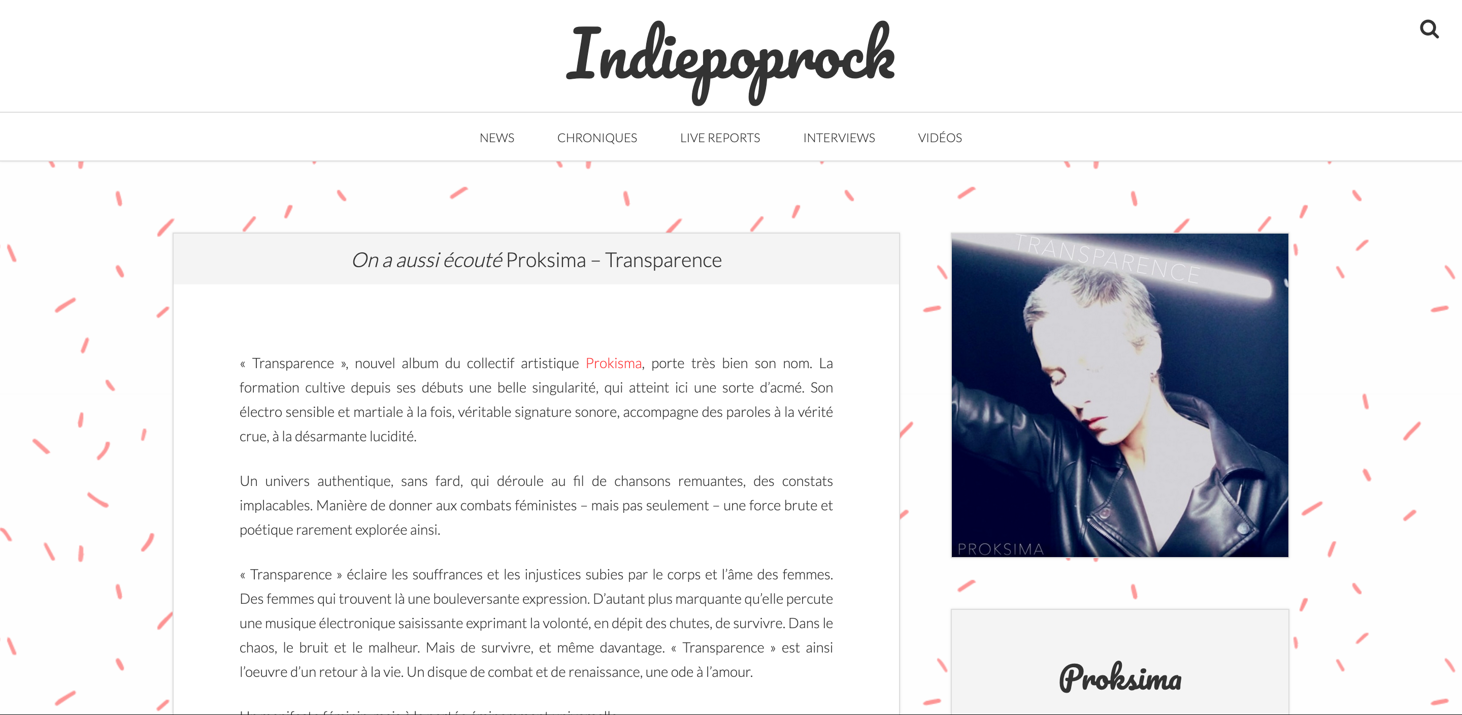 proksima Indiepoprock